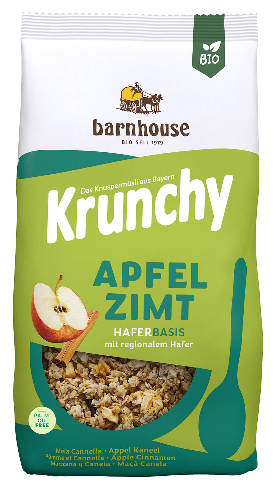 Barnhouse Krunchy appel-kaneel bio 750g